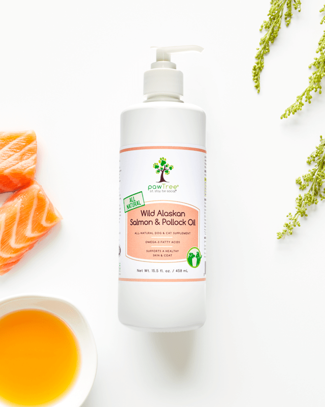 Salmon oil for dogs and cats